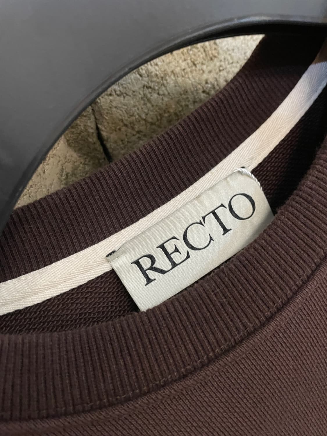 렉토 로고 크롭 맨투맨 상품이미지5