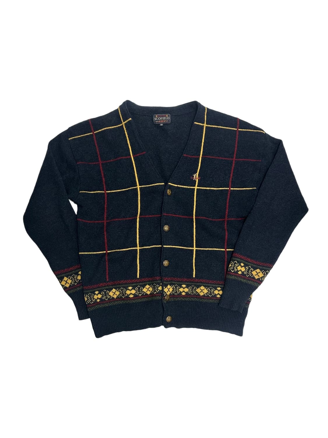 SCOFIELD 스코필드 빈티지 니트 가디건 상품이미지3