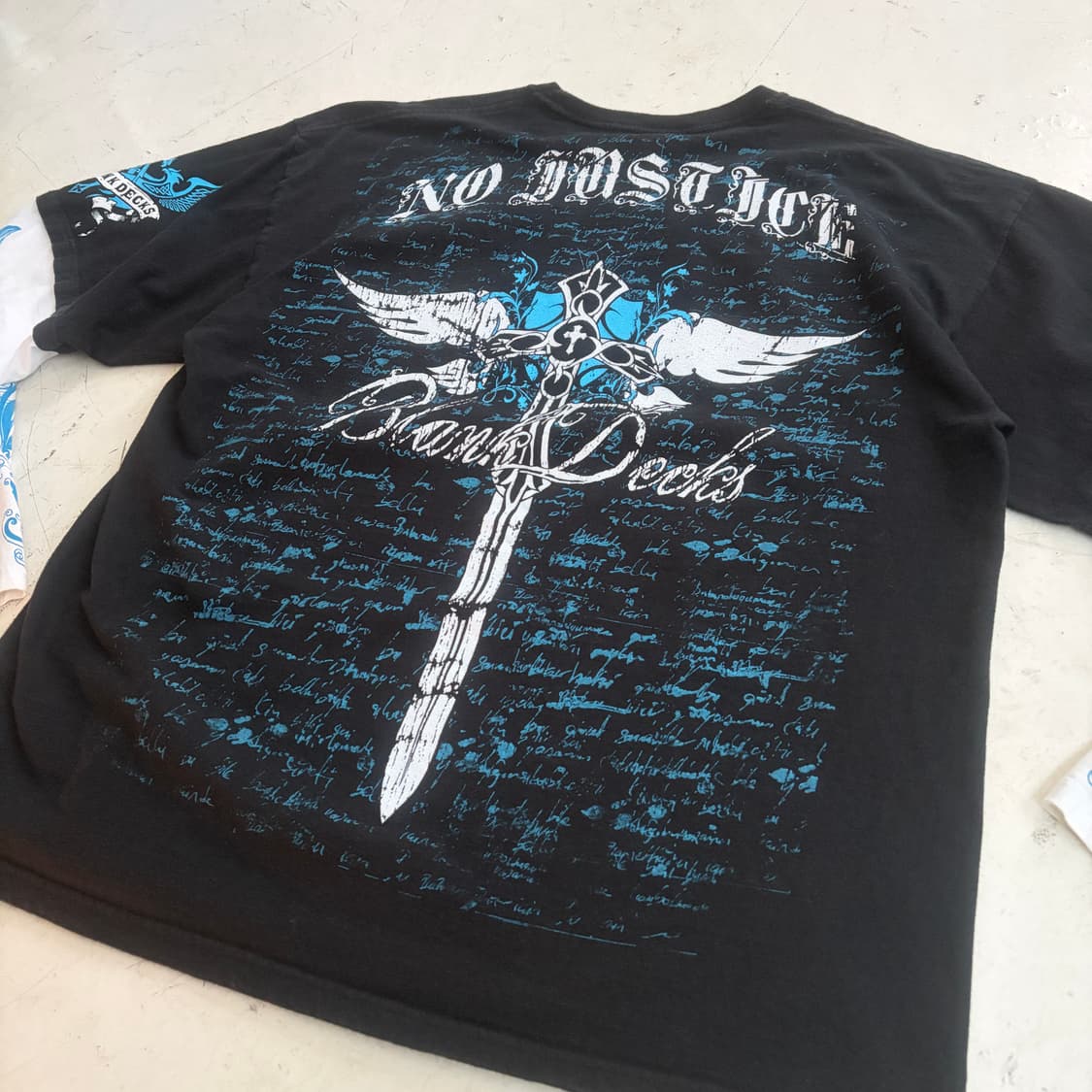 Black Decks 빈티지 스컬 롱슬리브 XL 상품이미지9