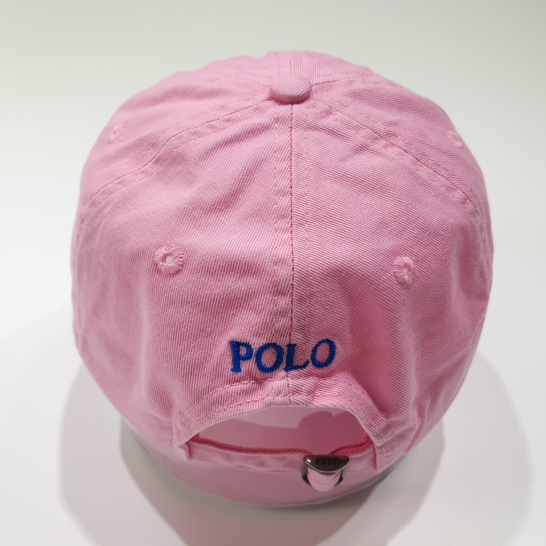 CL460 폴로 코튼 블루포니자수 핑크 볼캡 상품이미지5