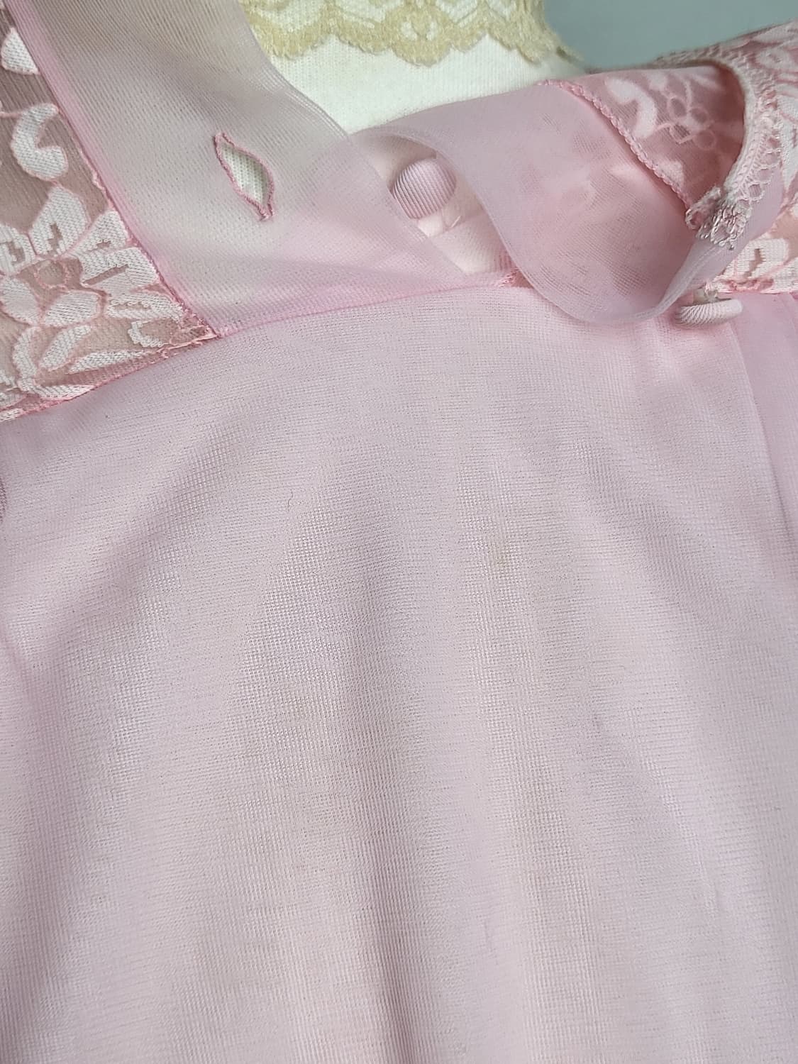 빈티지 파우더핑크 슬립 원피스 상품이미지6