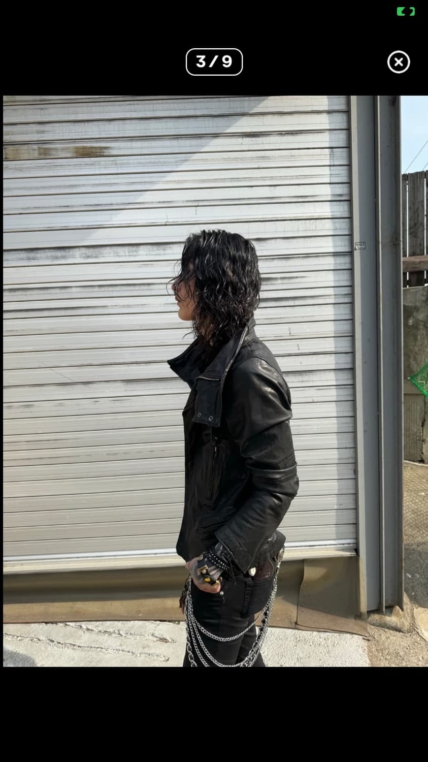 하이넥 가죽자켓 상품이미지3