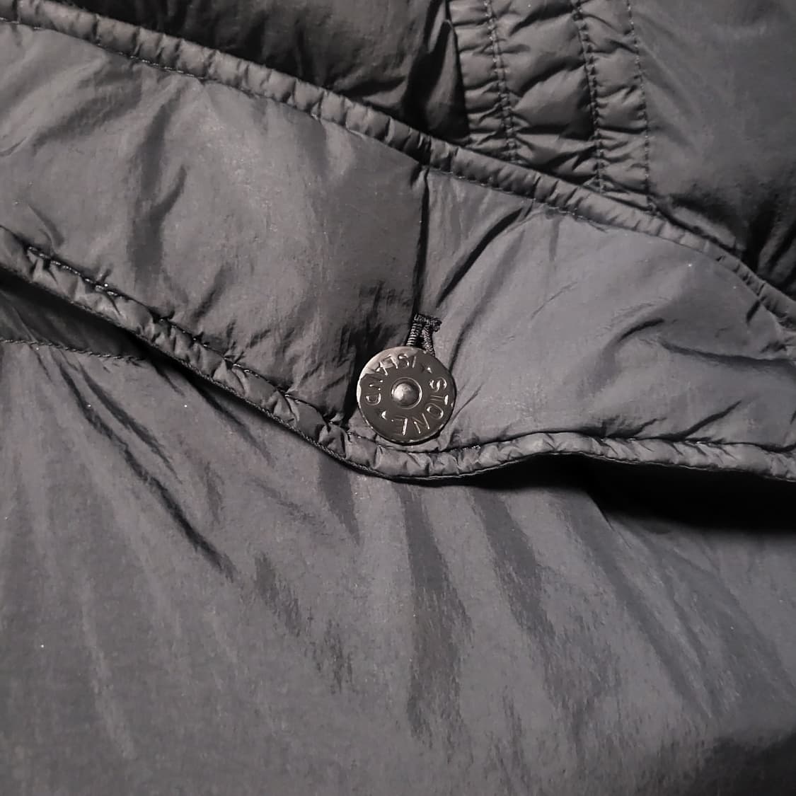 [L size]스톤아일랜드 크링클랩스 후드 롱 다운 패딩 상품이미지10