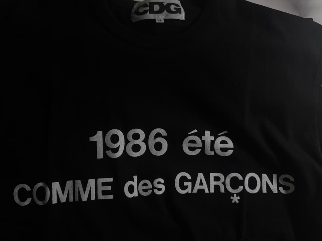 CDG 1986 반팔 블랙XL 상품이미지2