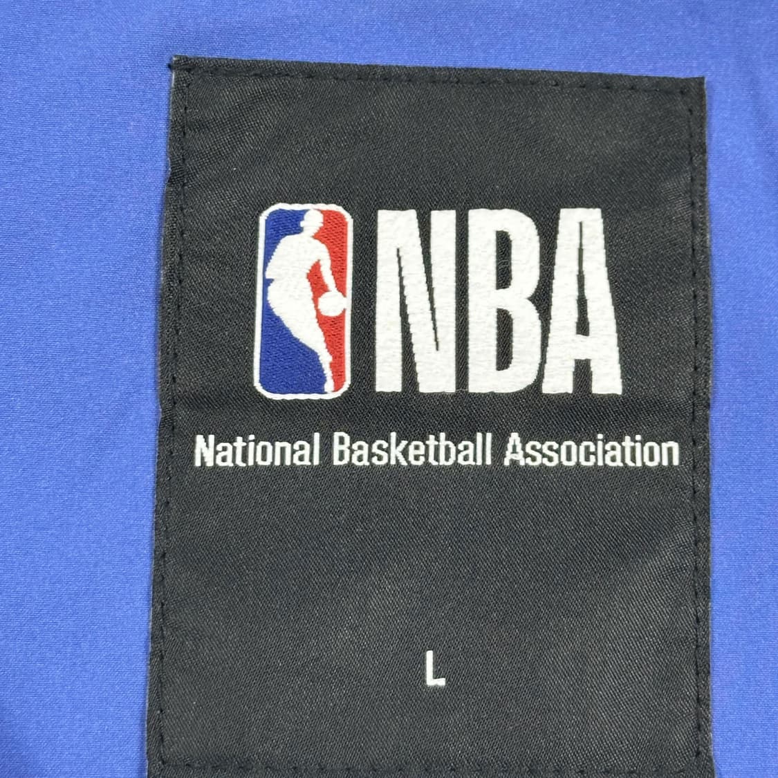nba 블루 풀오버 바람막이 자켓 (실측 XL) 상품이미지6
