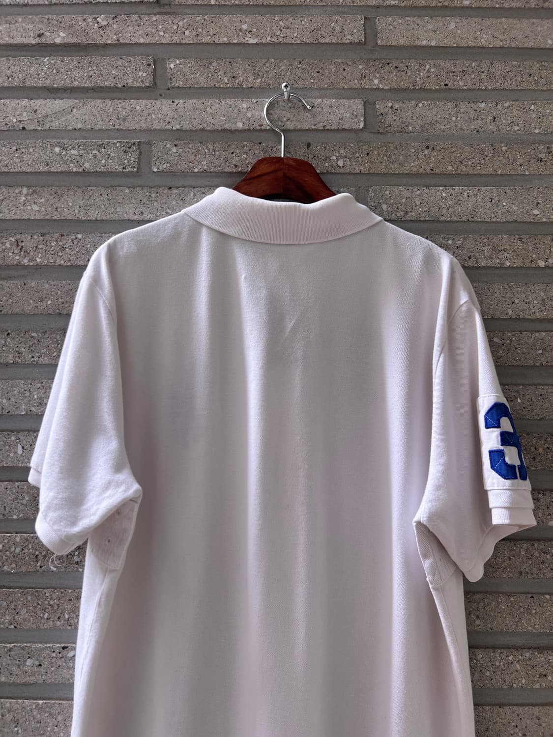 [XL]폴로 랄프로렌 포니 로고 자수 럭비 카라 PK 티셔츠 상품이미지8