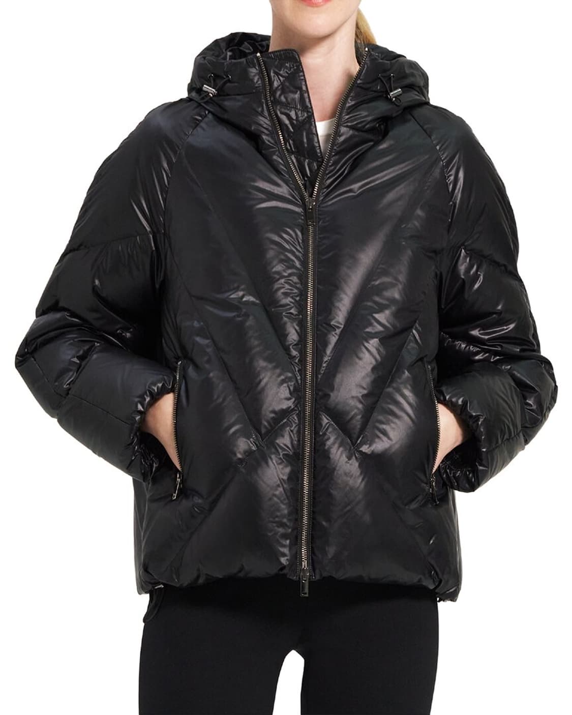 S 띠어리 앵귤러 퍼프 패딩 상품이미지9