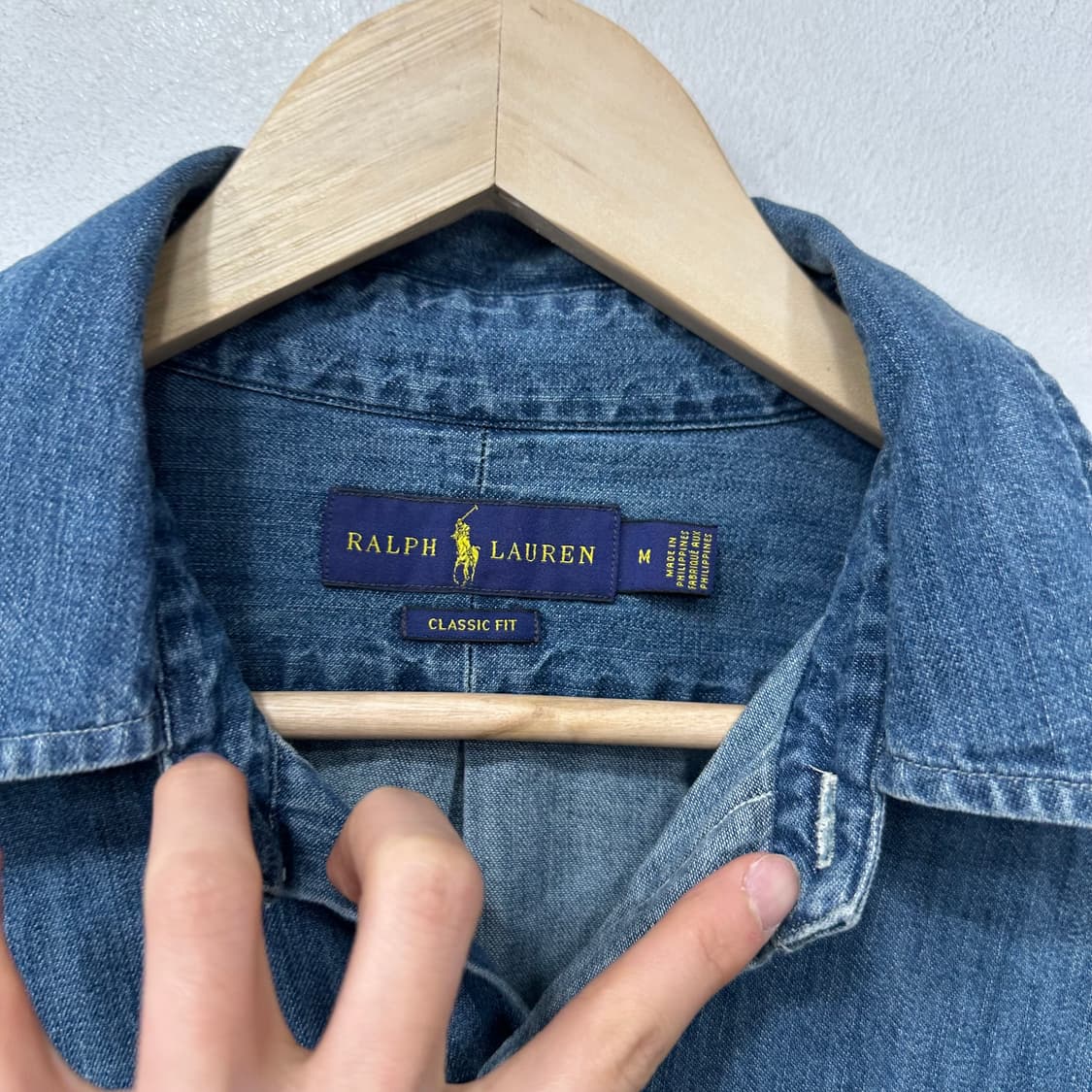 폴로 랄포르렌 데님 셔츠 상품이미지3