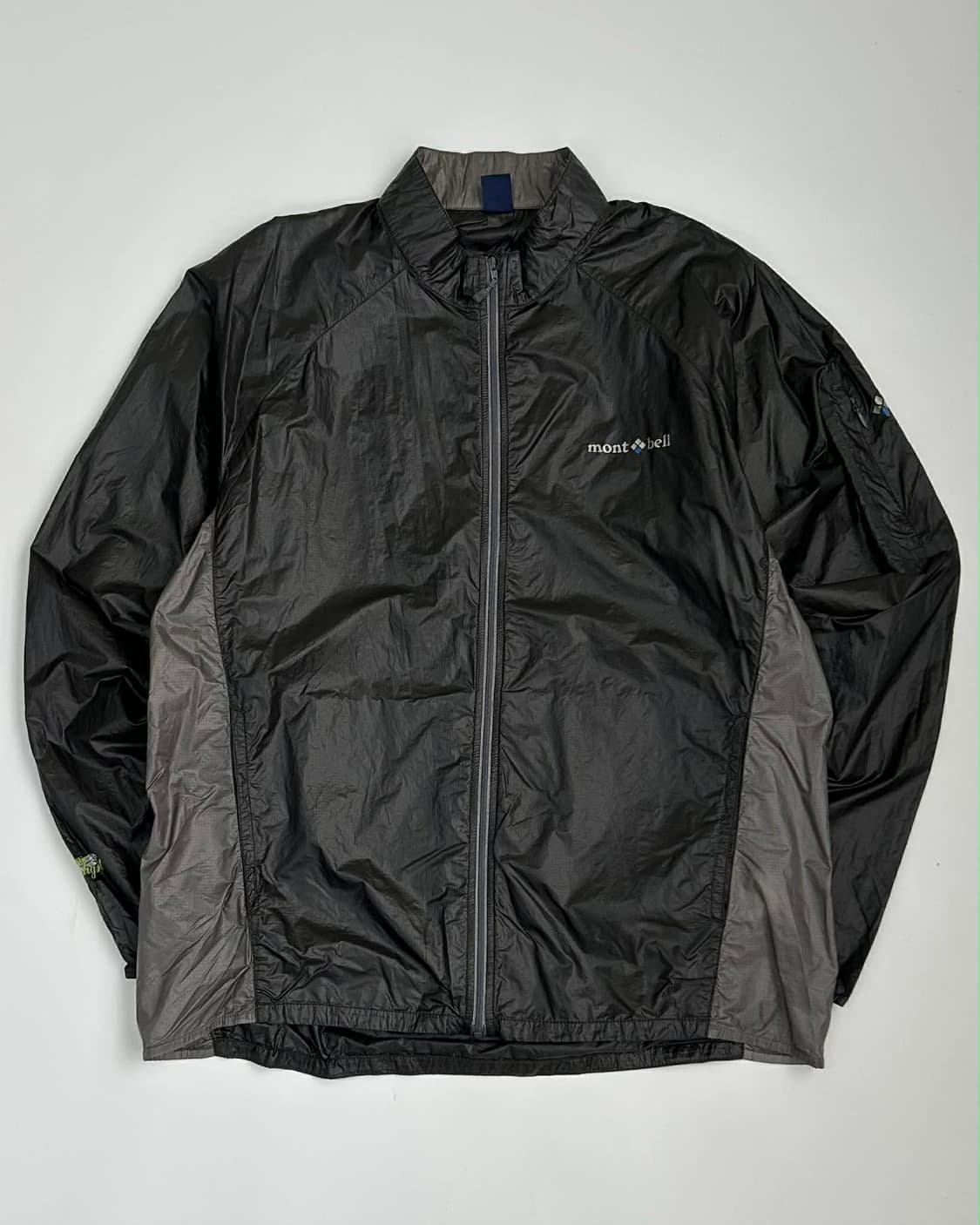 [XL] 몽벨 블랙 경량 러닝 윈드브레이커 집업 자켓 상품이미지1