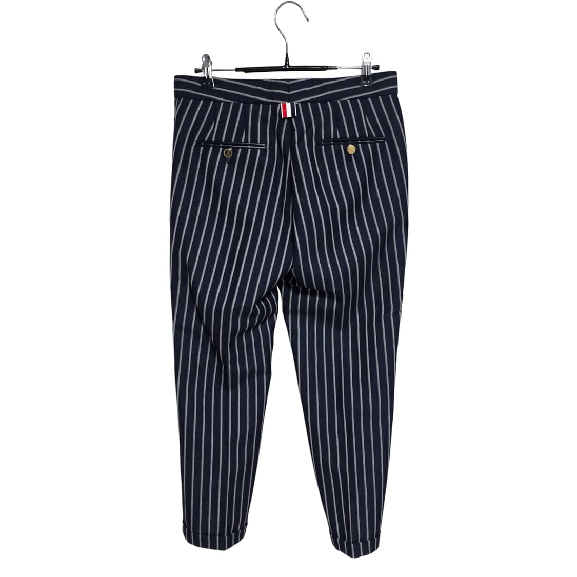 톰브라운 여성 모헤어 스트라이프 팬츠 상품이미지2