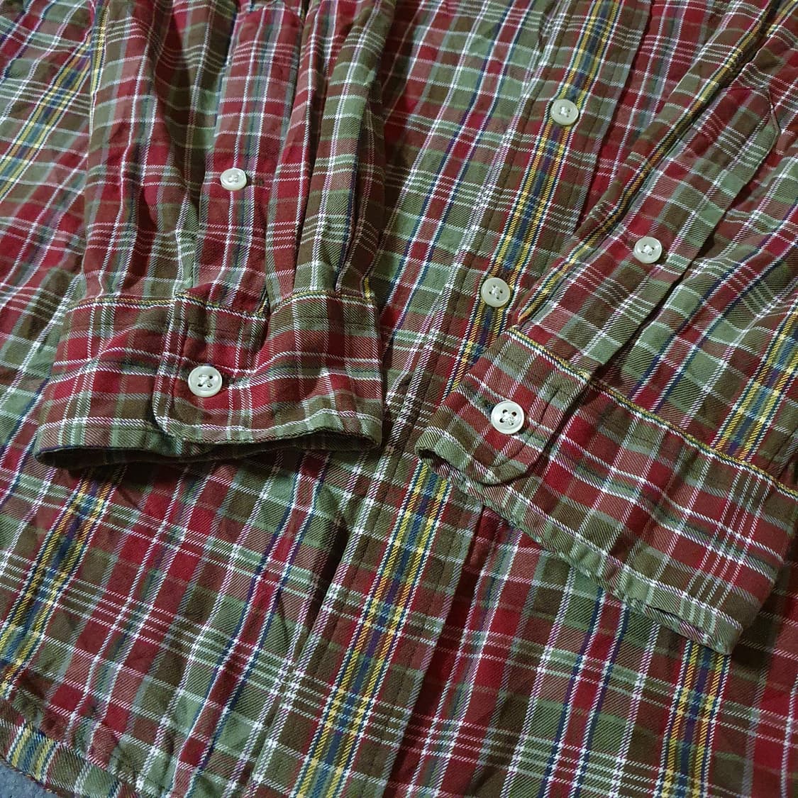 00s 폴로 클래식핏 체크 셔츠 L 상품이미지4