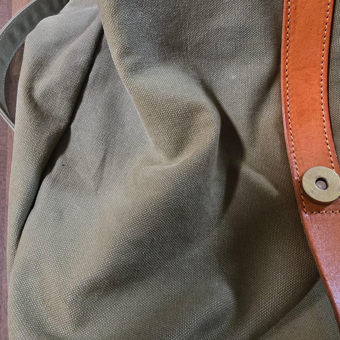 캔버스 새들레더 숄더백 크로스백 상품이미지9