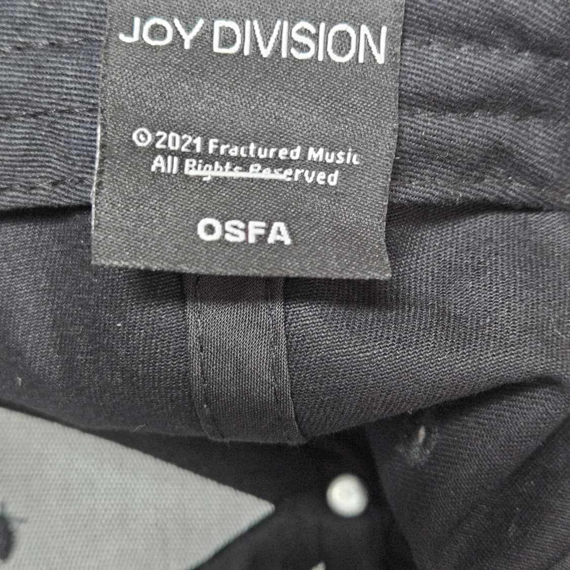 조이디비전 JOY DIVISION 오피셜 머천다이즈 로고 볼캡 상품이미지4