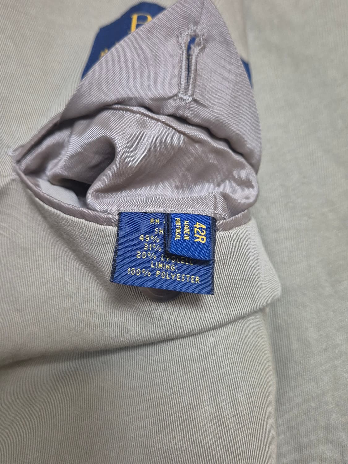 폴로 랄프로렌 베이지 코튼 자켓 상품이미지5