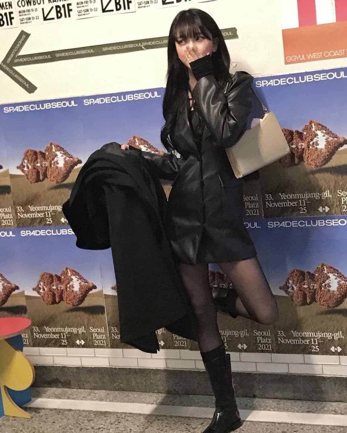 bnfrom 가죽원피스 상품이미지3