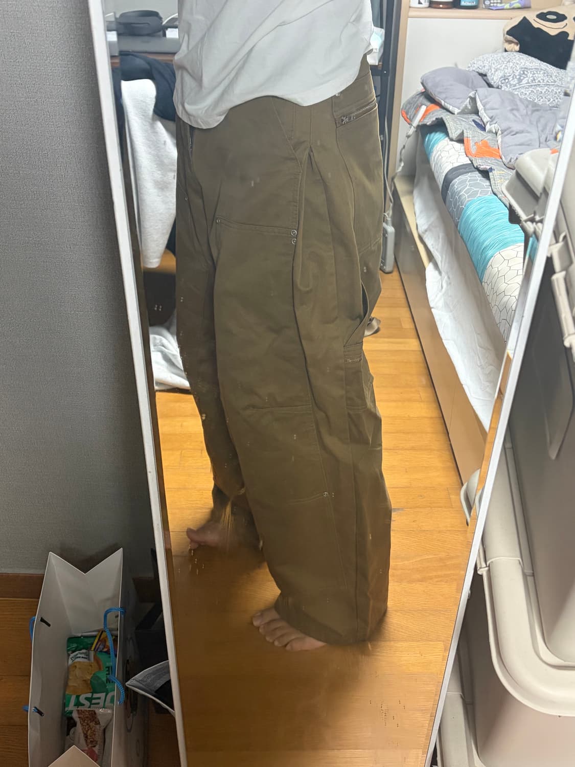 Iey NU-MAC CARPENTER PANTS Brown M 상품이미지3