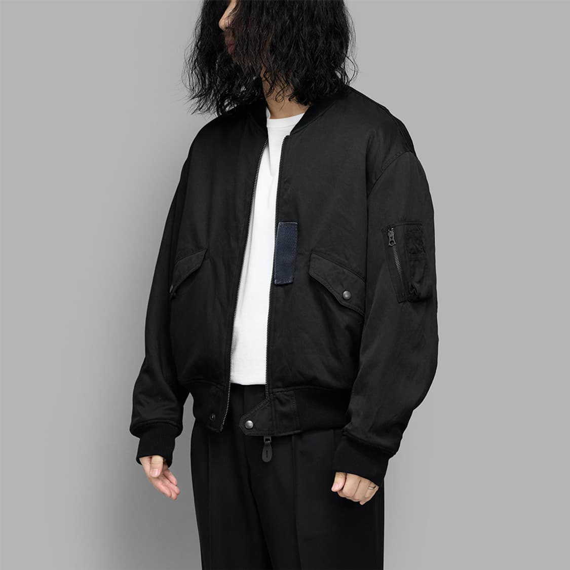 [2]아프레쎄 26ss 빈티지 실크 L-2B플라이트 자켓 새상품 상품이미지2