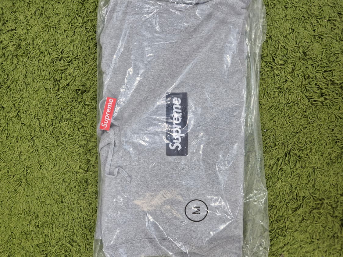 슈프림 박스로고 후드 스웨트셔츠 헤더 그레이 - 25FW 상품이미지3