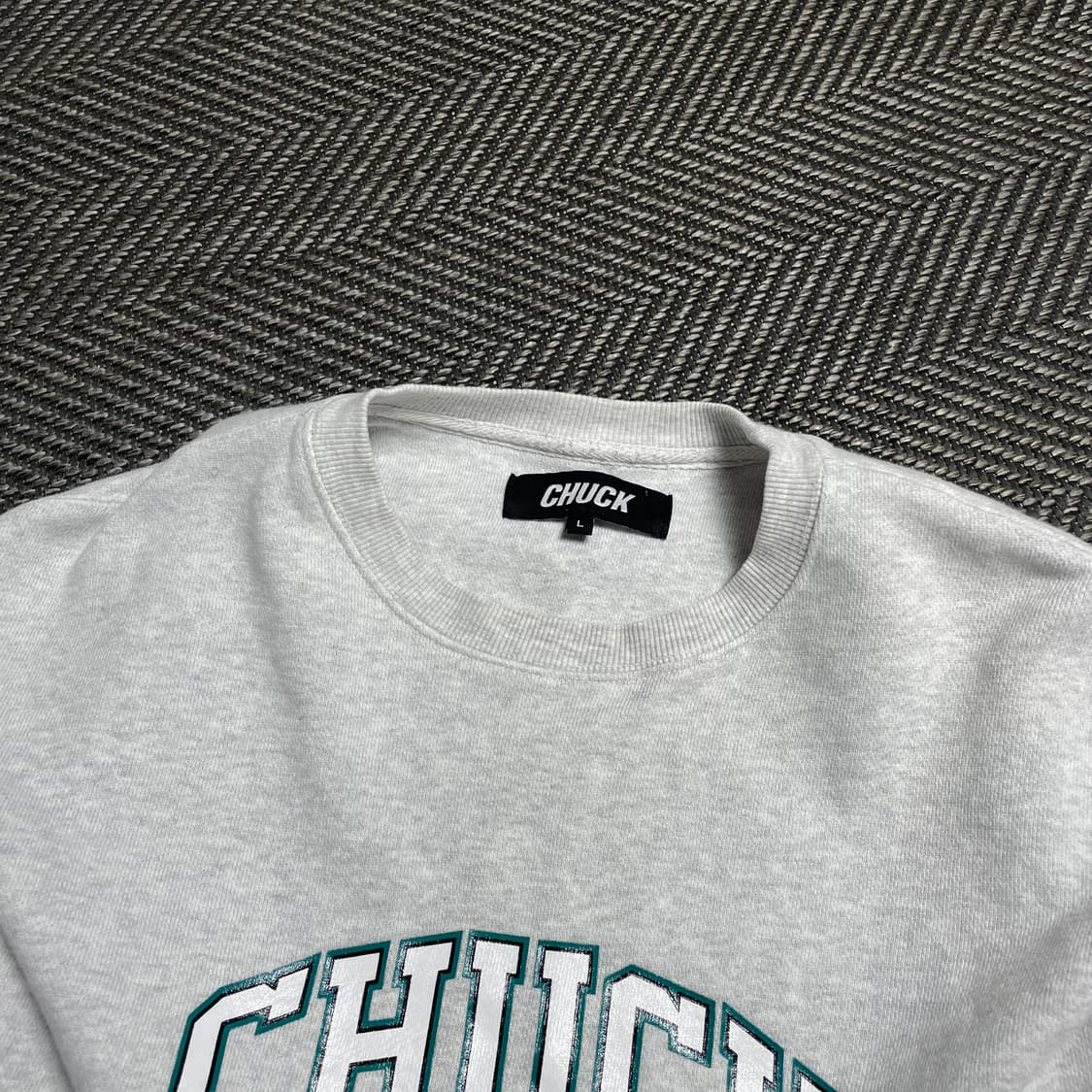 Chuck 아치로고 스웻 맨투맨 그레이o 5098 상품이미지4