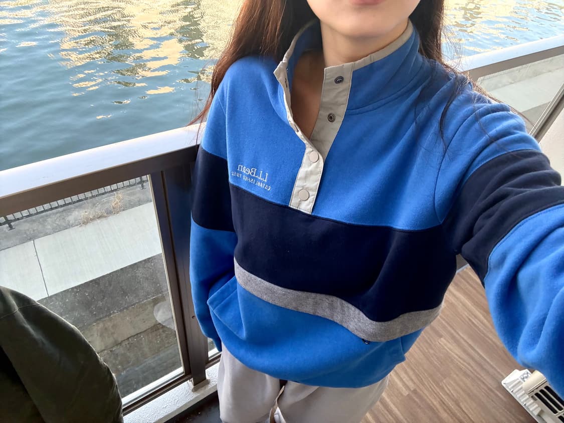 LLbean 아크릴 반집업 맨투맨/플리스 상품이미지8