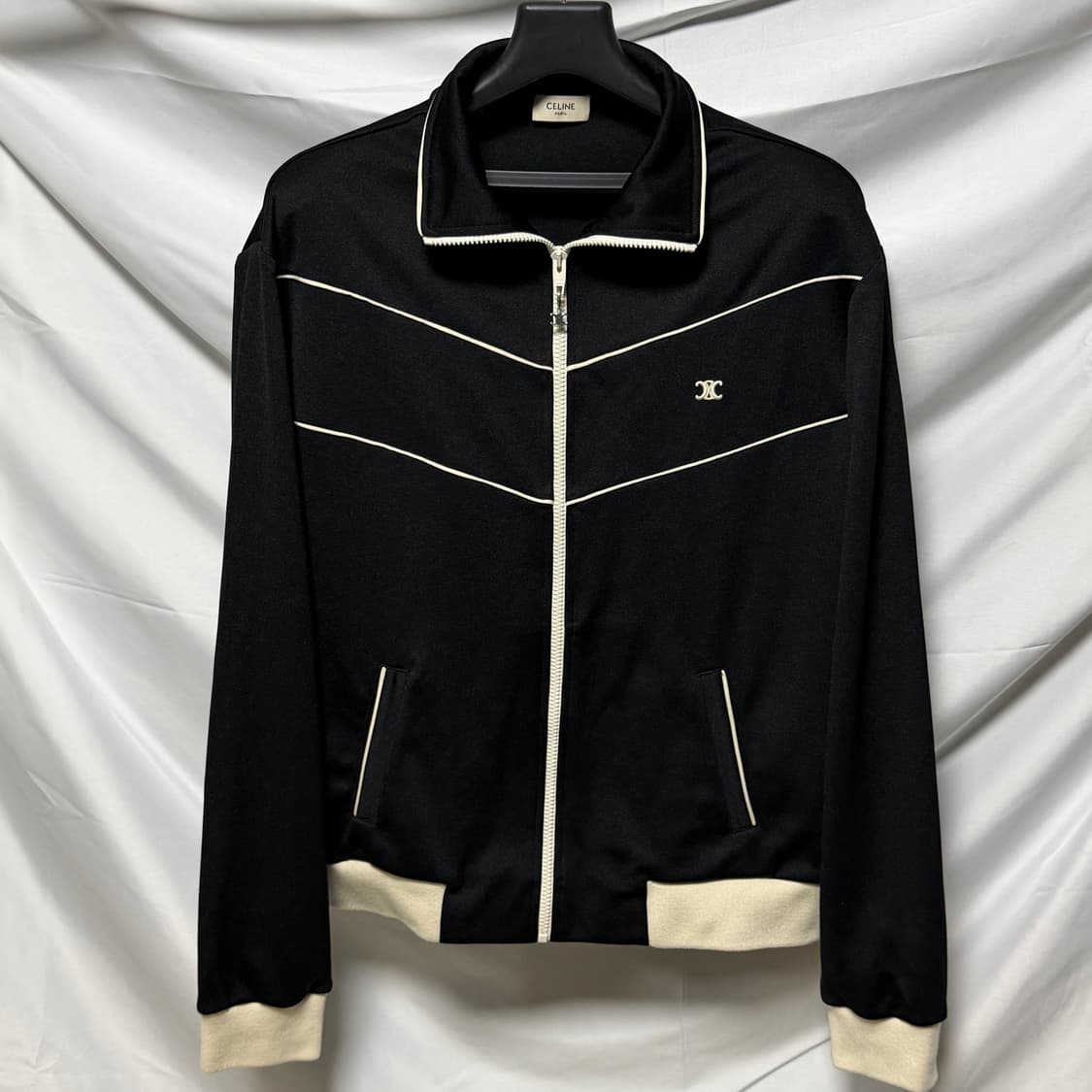[S+급/M] 셀린느 트리오페 로고 트랙 자켓 집업 상품이미지1