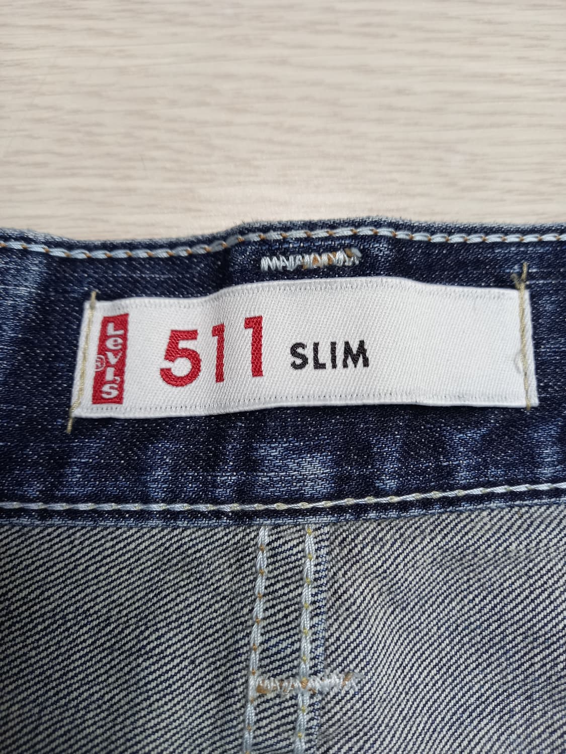 32 리바이스511 데미지워싱 스판 슬림일자진 찢청 32-384 상품이미지8