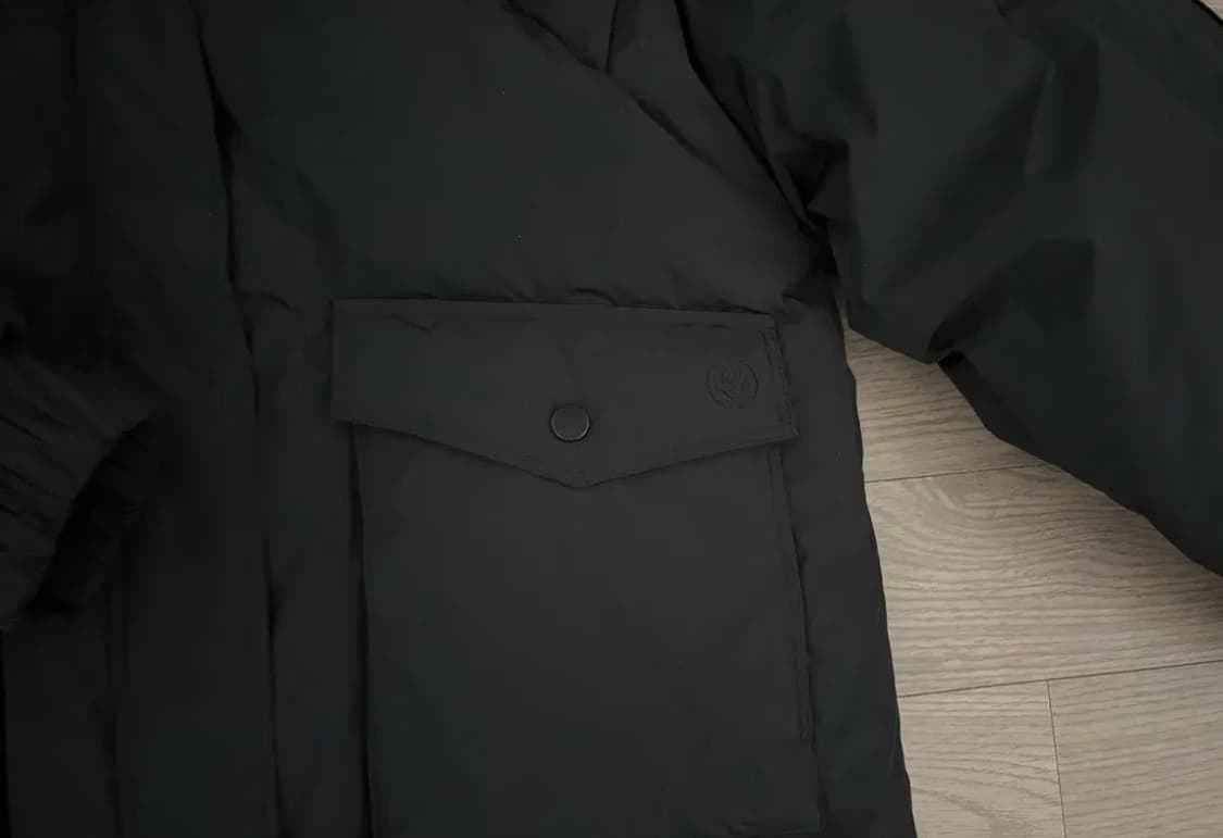 그냥 새옷상태 에고이스트 사가퍼 숏패딩 블랙 55(66가능) 상품이미지7