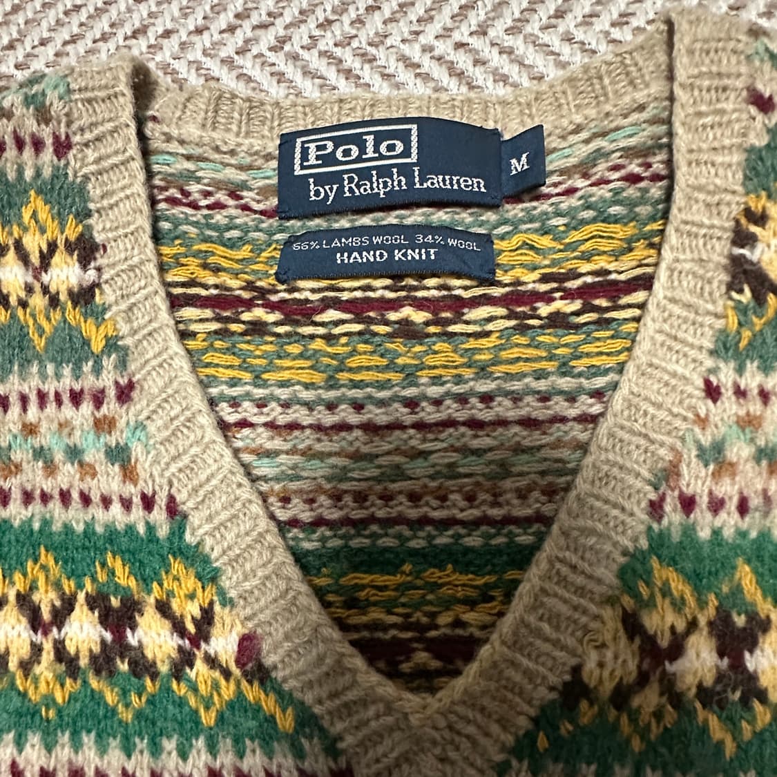 POLO RALPH LAUREN fair Isle hand knit 상품이미지3