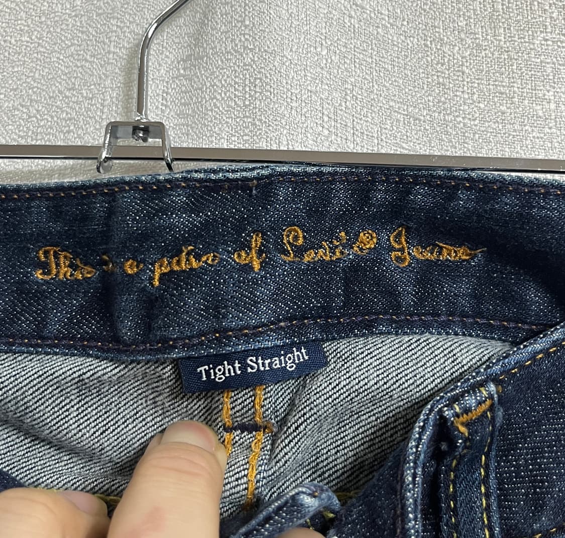 리바이스 로우라이즈 스트레이트핏 데님팬츠 청바지 27 상품이미지4