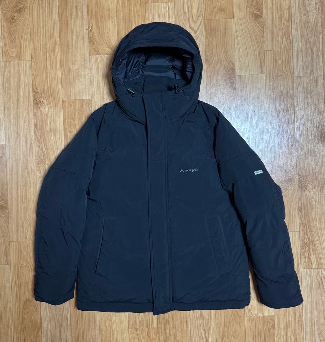 [100] 스노우피크 시티캠퍼 유틸리티 후드 다운자켓 블랙 상품이미지1