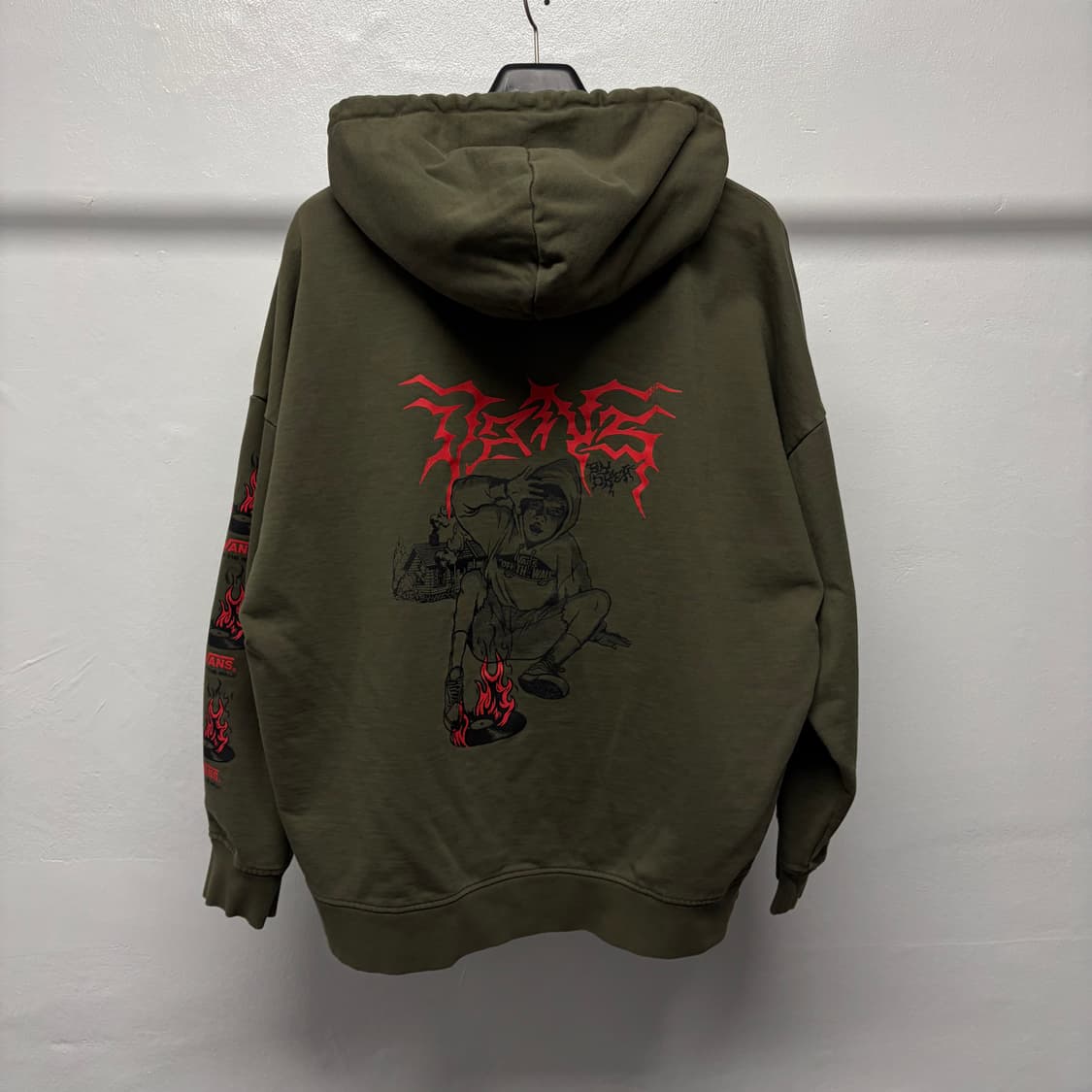 반스 파이어레코드 후드집업 상품이미지1