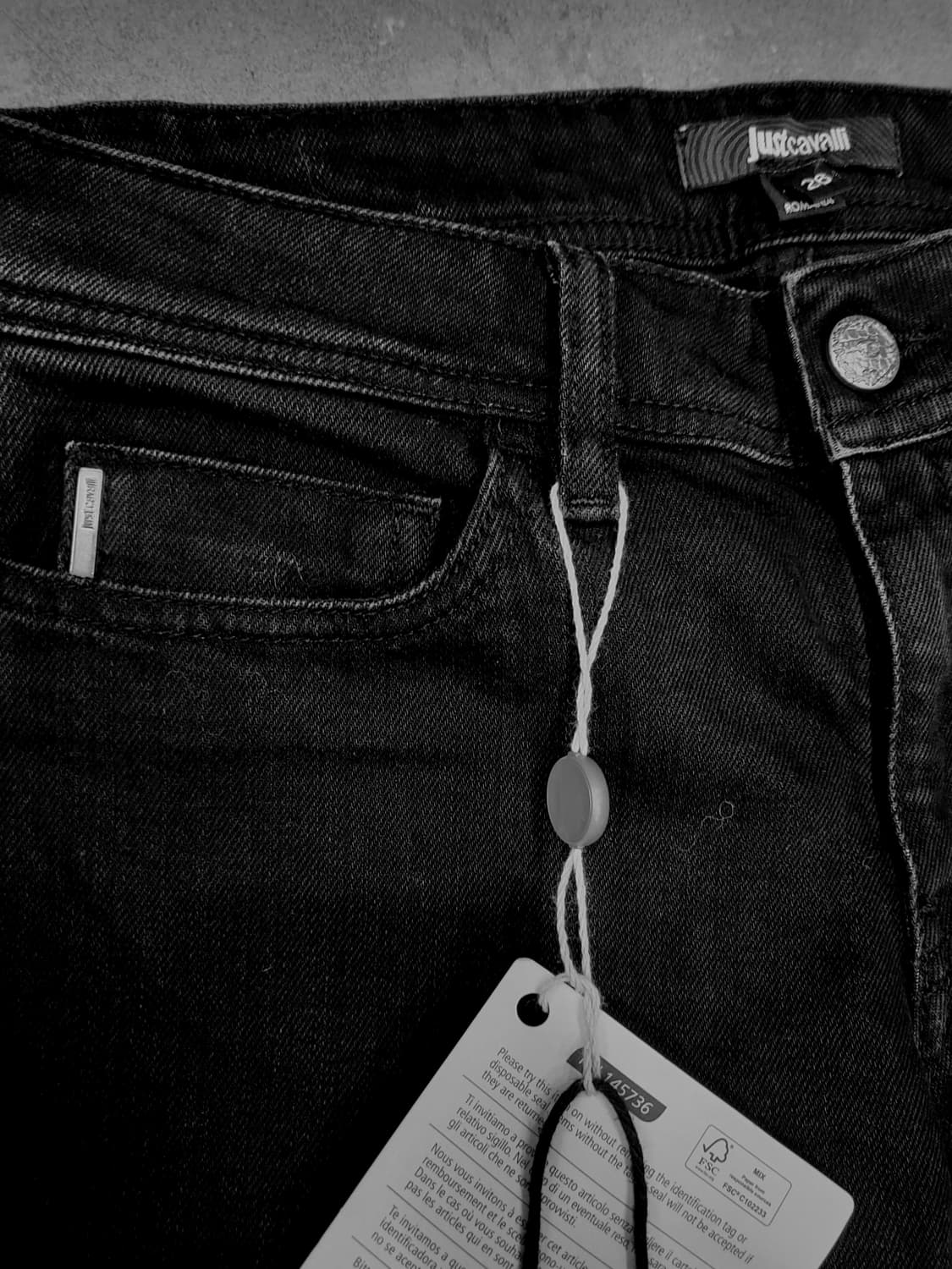 Just Cavalli 블랙 청바지 26 새상품 상품이미지4