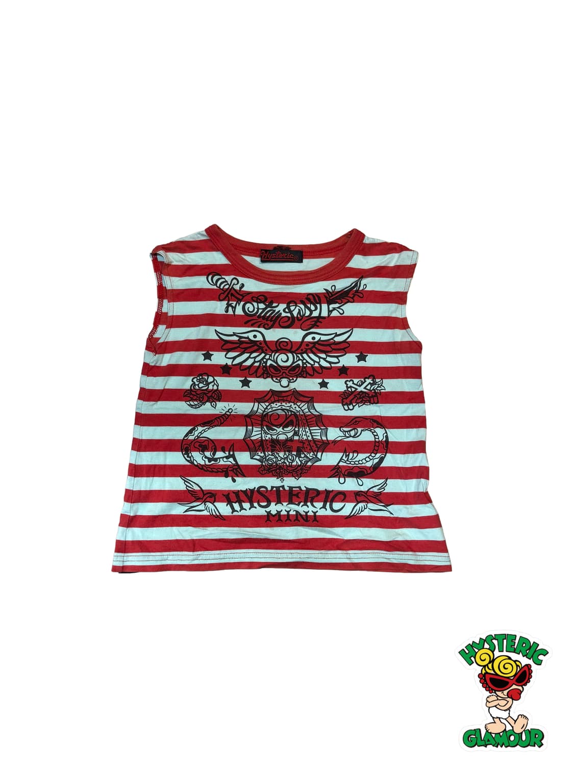 히스테릭 미니 마린 드로잉 슬리브리스 상품이미지1