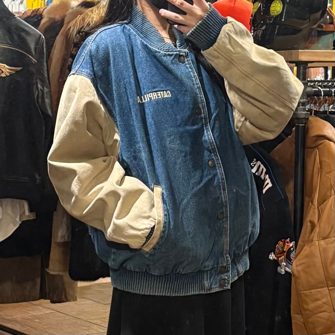 [HI] VTG 데님바시티자켓 중청 상품이미지4