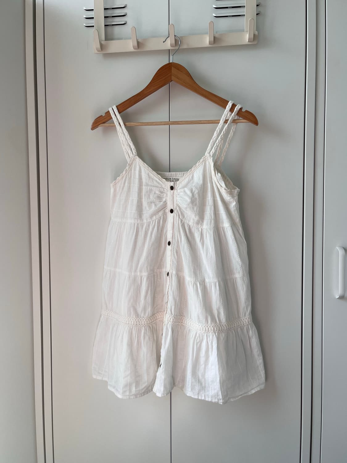 Hubson honey 화이트 펀칭 나시 원피스 상품이미지7