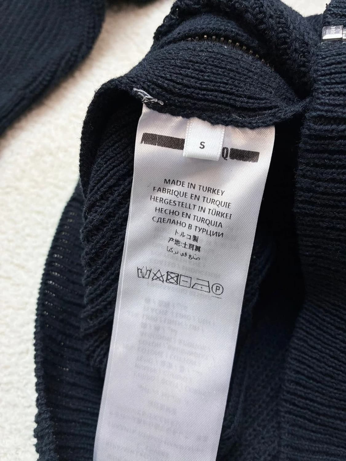 알렉산더맥퀸 사이드트임 코튼 니트 집업 PN6092 상품이미지8