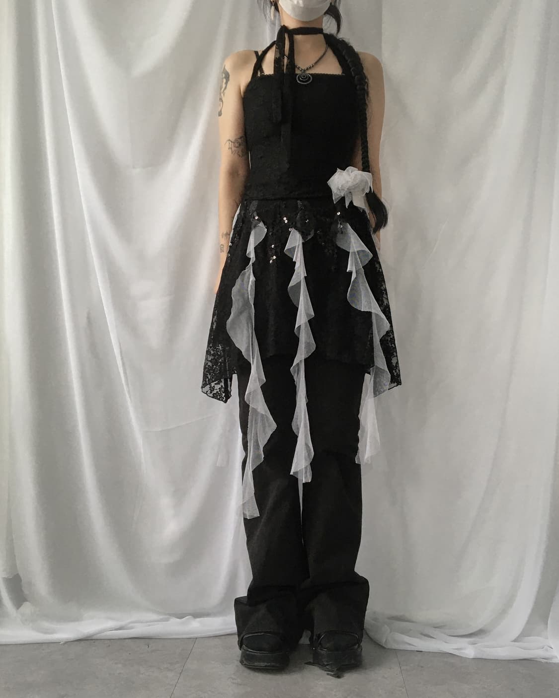 Ruffle point 2way skirt 상품이미지6