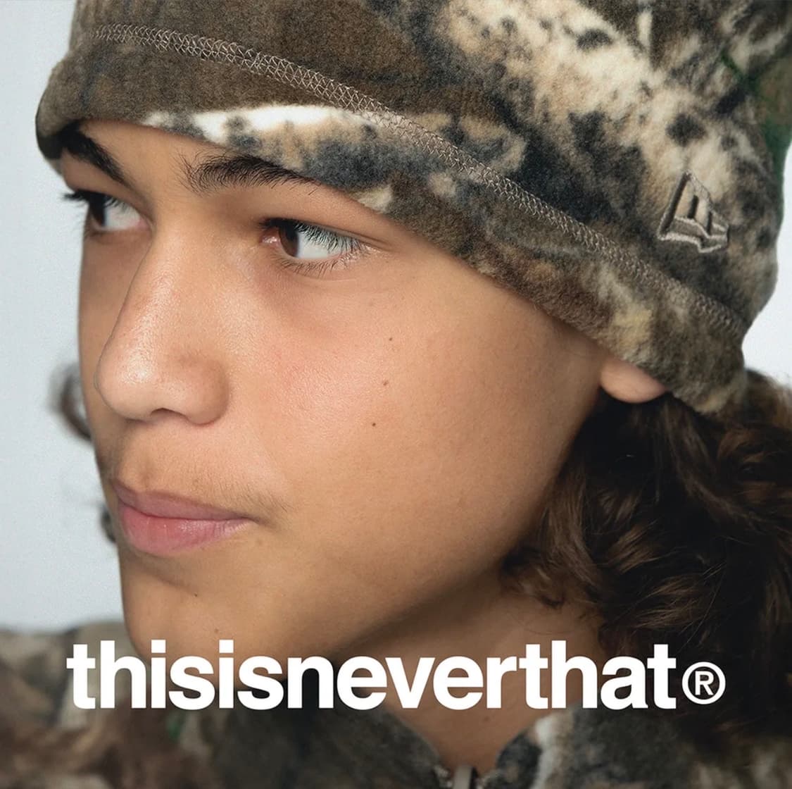 디스이즈네버뎃 x 뉴에라 리얼트리 플리스 비니 러닝 트래킹 상품이미지1