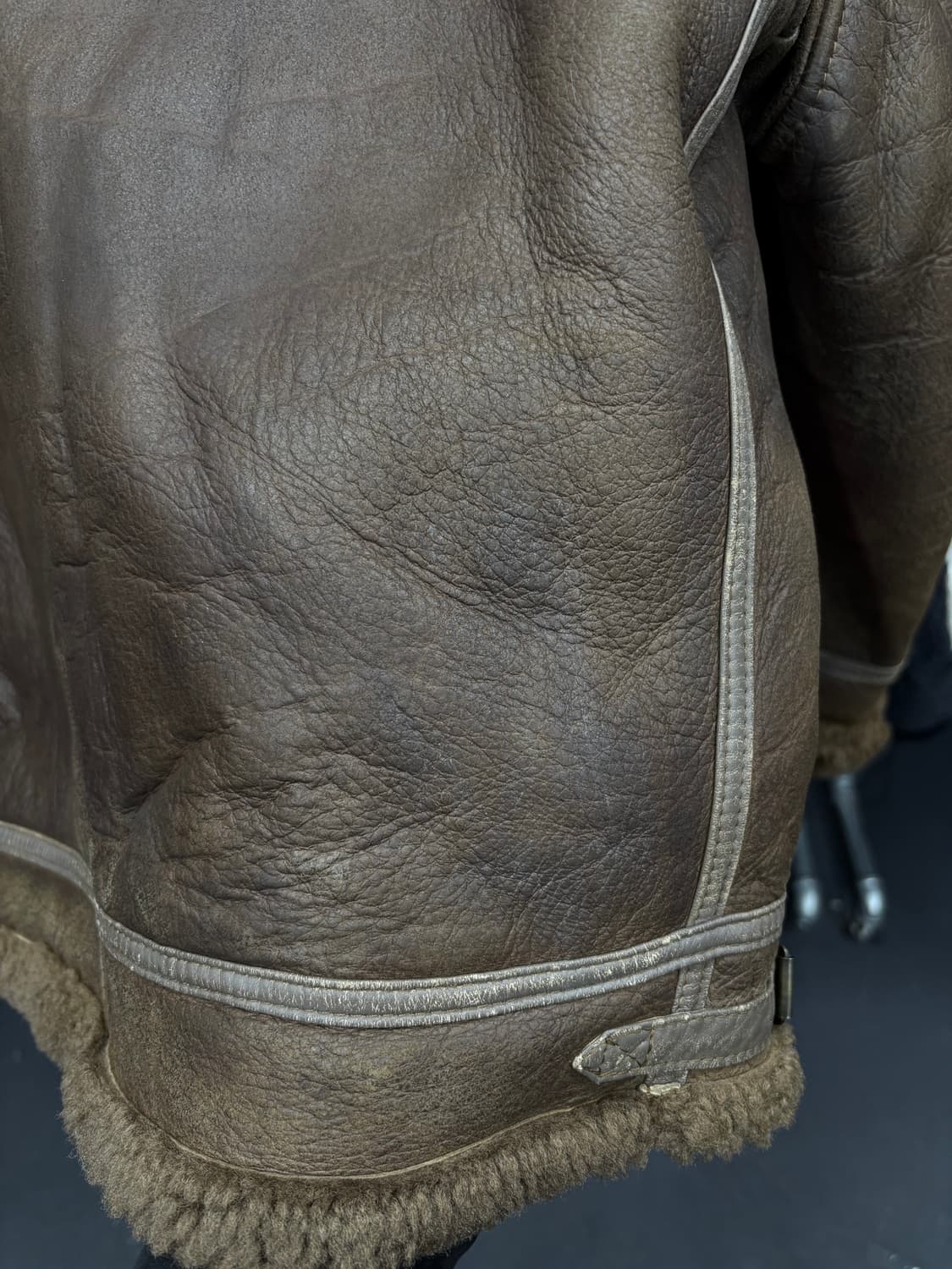 Knight Tailors 리얼레더 B3 무스탕  상품이미지8