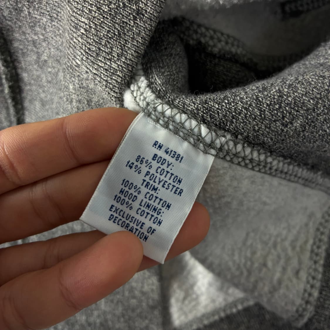 Polo  폴로 랄프로렌 자수 코튼 그레이 써멀 후드집업  상품이미지6