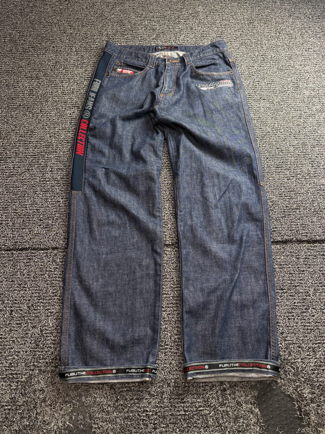 00s 후부 올드스쿨 사이드라인 디테일 데님 팬츠 3300 상품이미지2