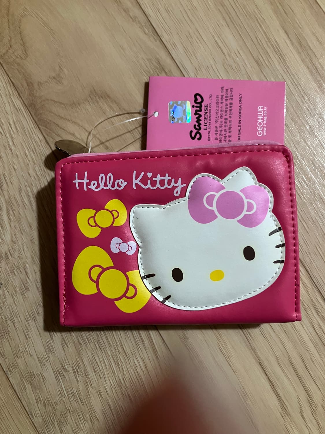 고전문구 헬로키티 핑크색 반지갑 Sanrio 상품이미지1
