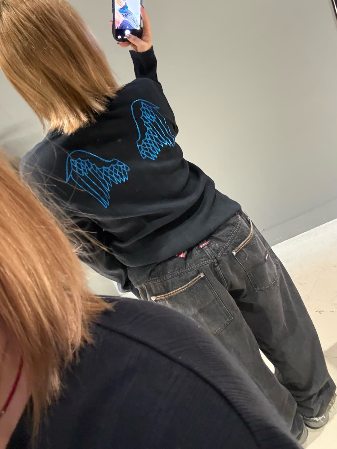 lettering detail back wings long sleeve  상품이미지4