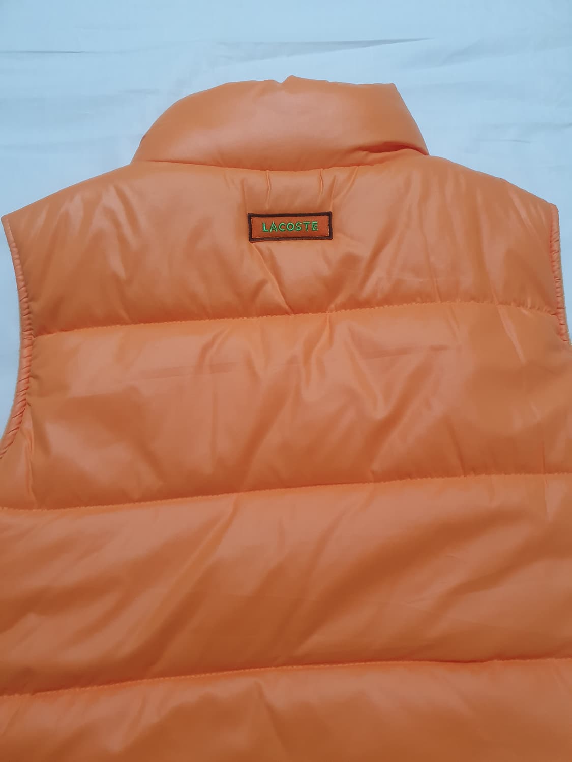 라코스테 오렌지색 패딩 조끼 S 상품이미지2