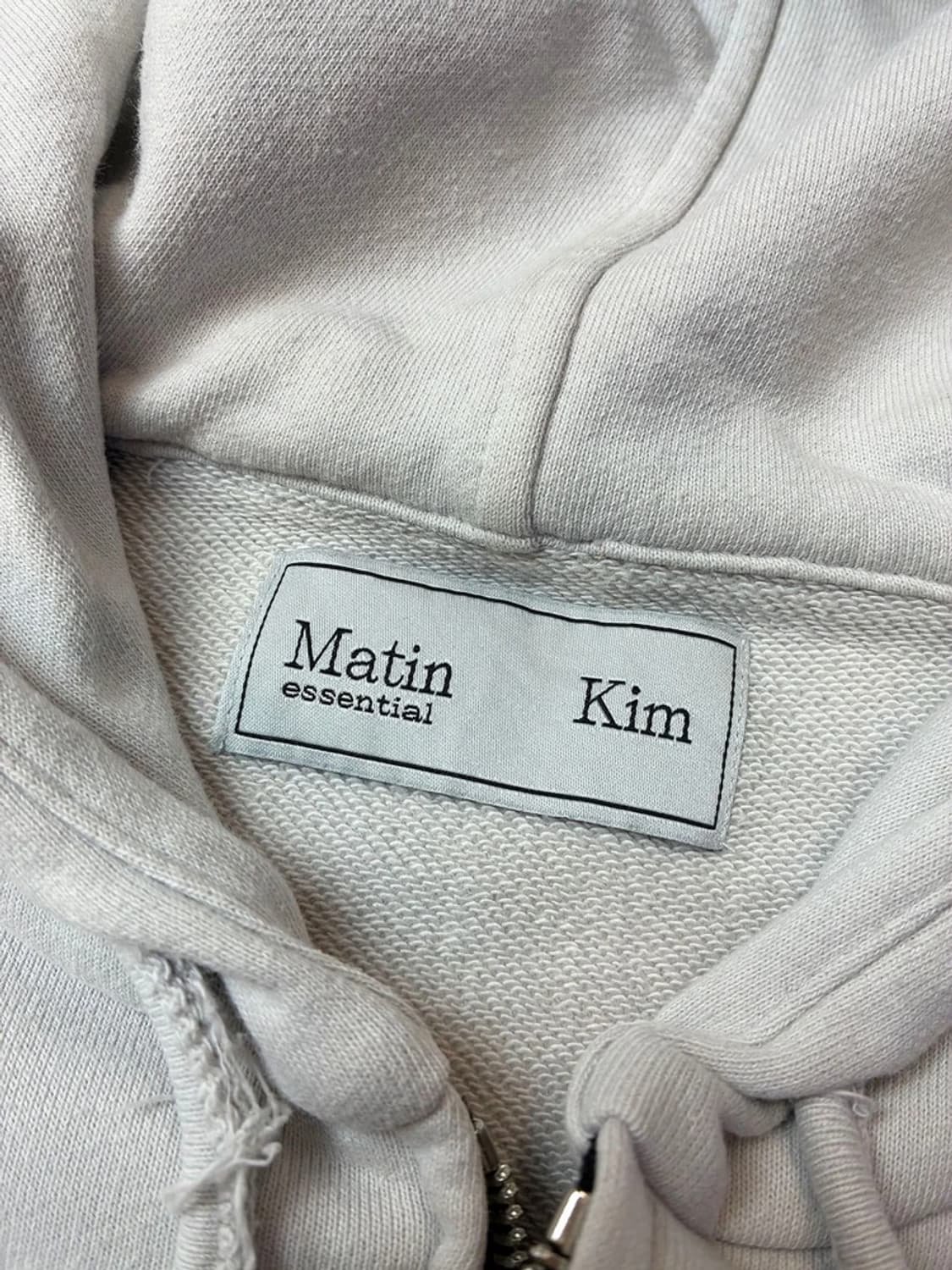 마뗑킴 22ss 그런지 피그먼트 후드 집업 PN5789 상품이미지8