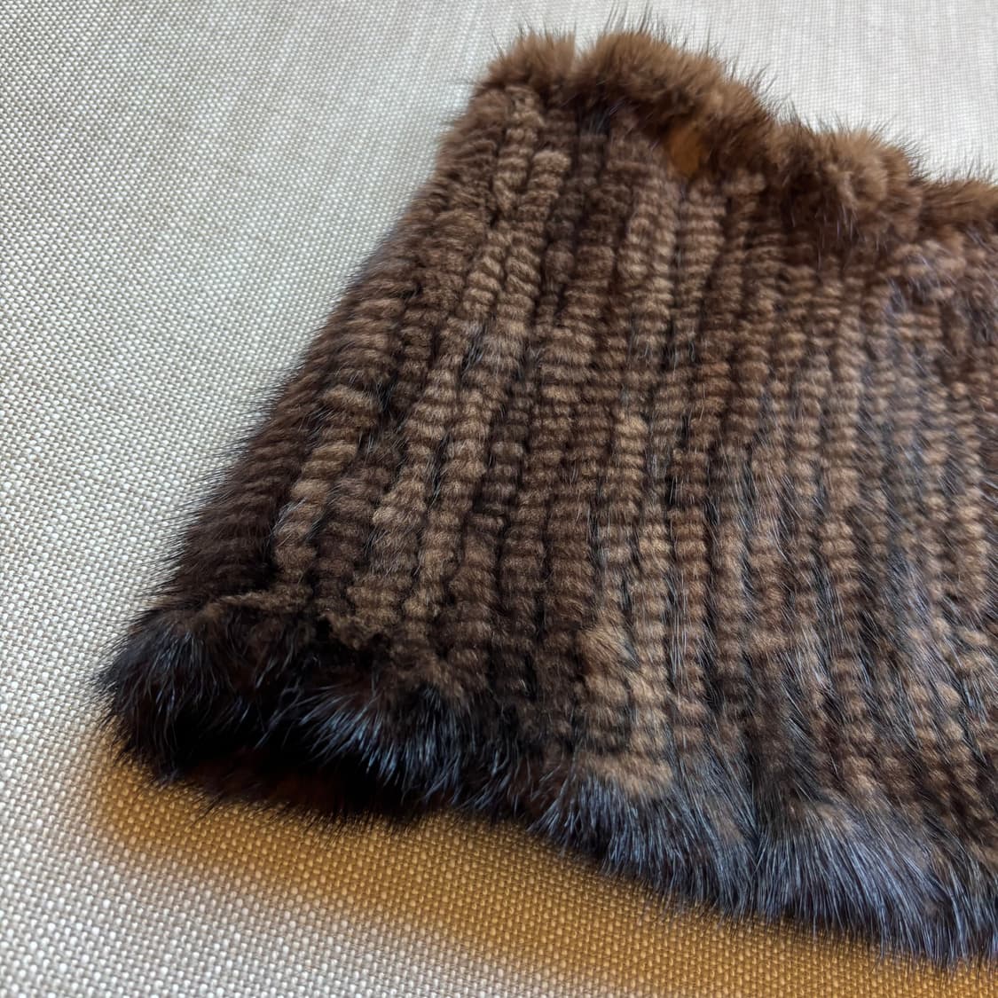 프랑코페라로 천연 밍크 워머 목도리 브라운 상품이미지9