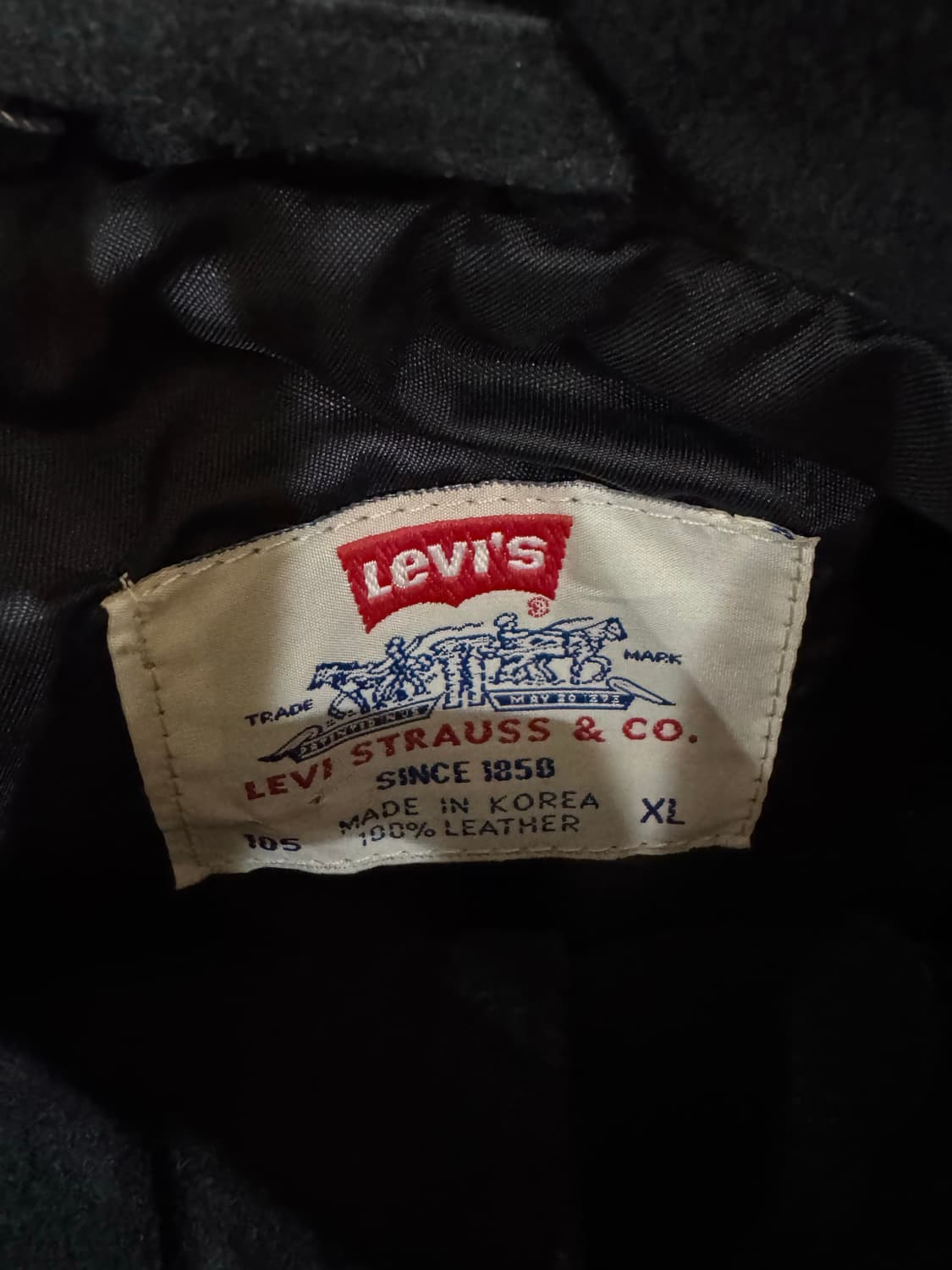 90's 리바이스 카우하이드 스웨이드 트러커 자켓 상품이미지6