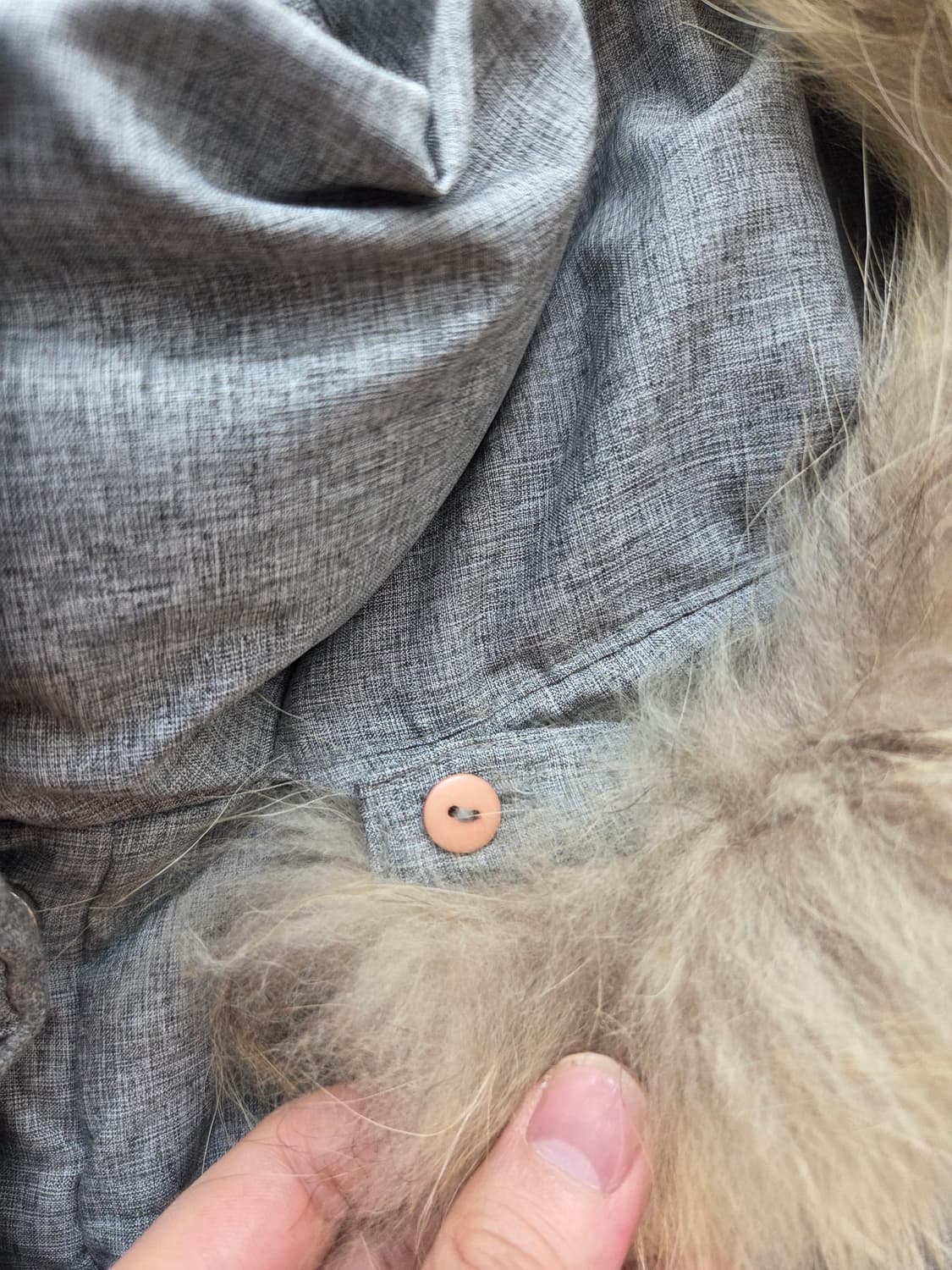 비지트인뉴욕 라쿤퍼 덕다운 패딩 상품이미지4