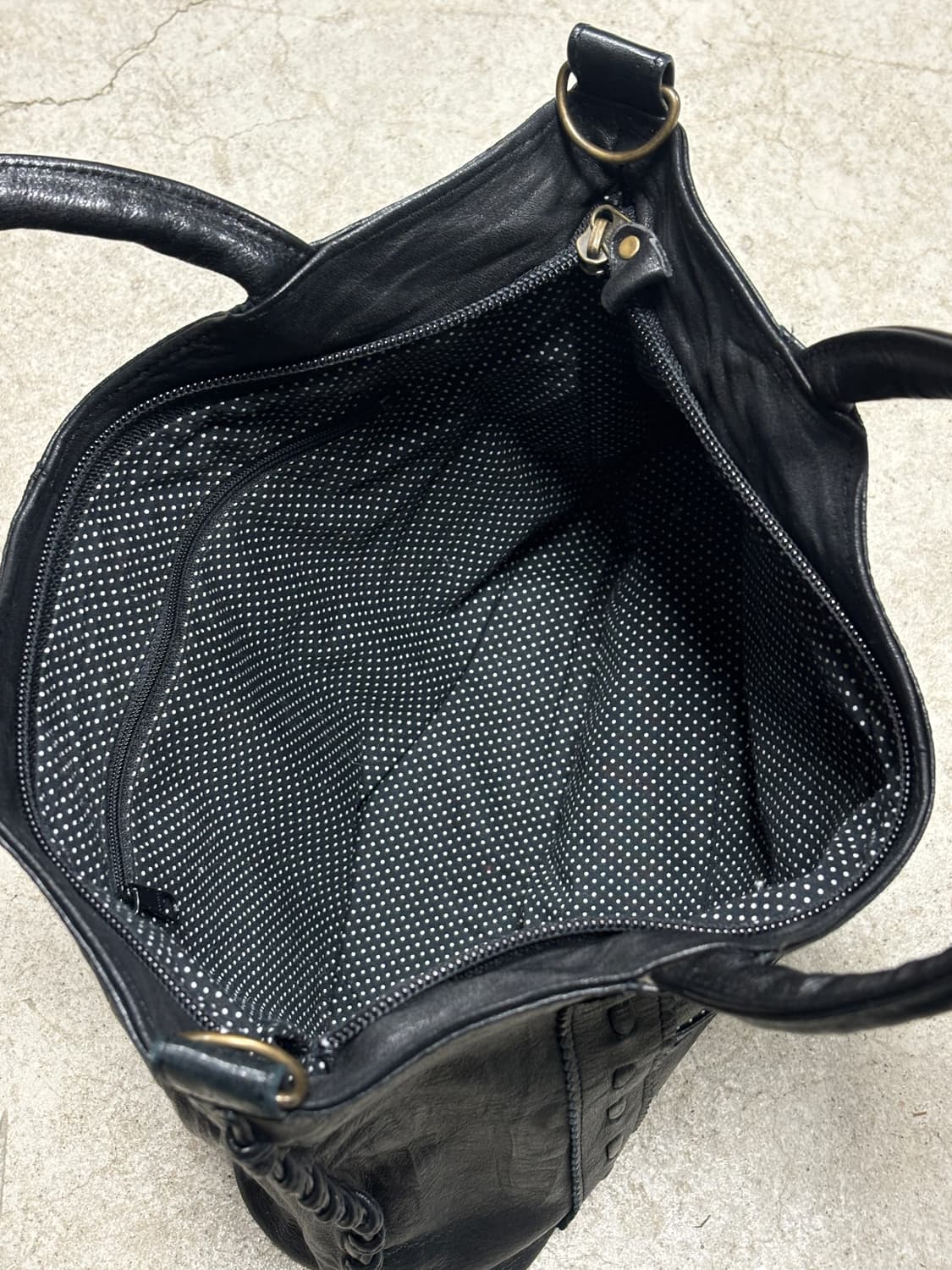 Jpn 빈티지 레더백 상품이미지5