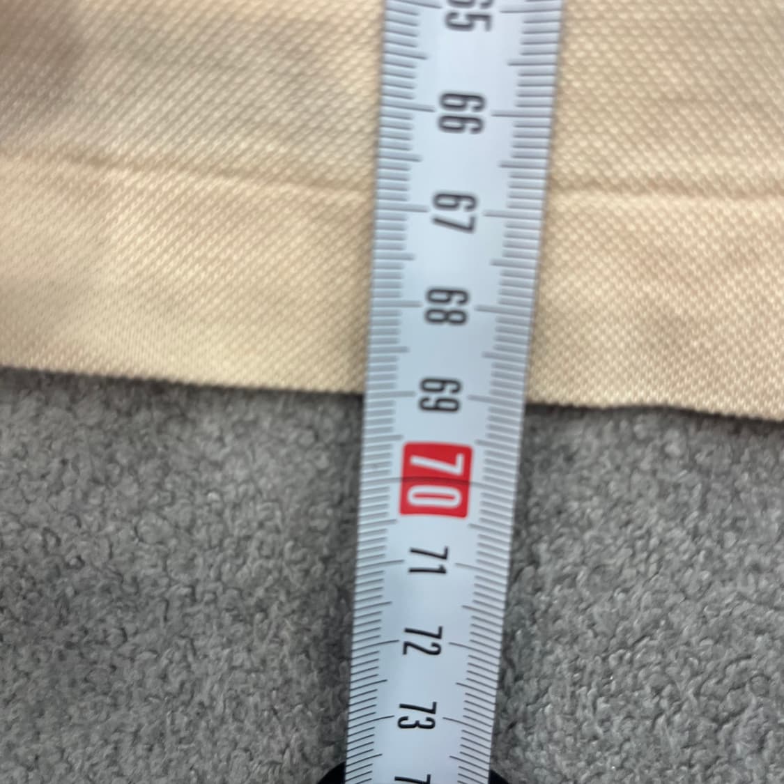 95 YSL 입생로랑 긴팔 피케 티셔츠 아이보리 상품이미지8